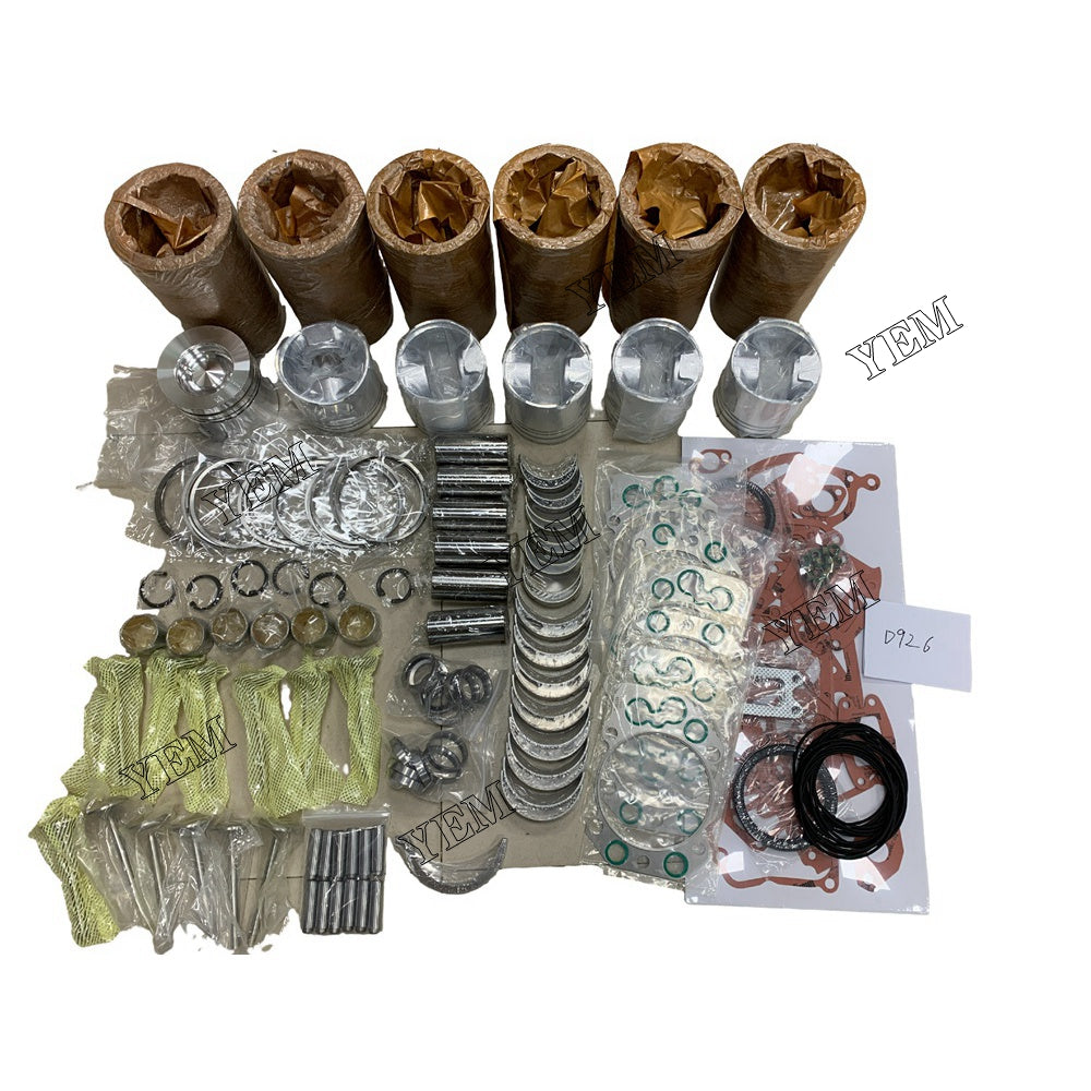 D926 Rebuild Overhual Repair Kit With Valves Engine Bearings Cylinder Liner Piston Rings Full Gasket Kit For Liebherr Engine Parts